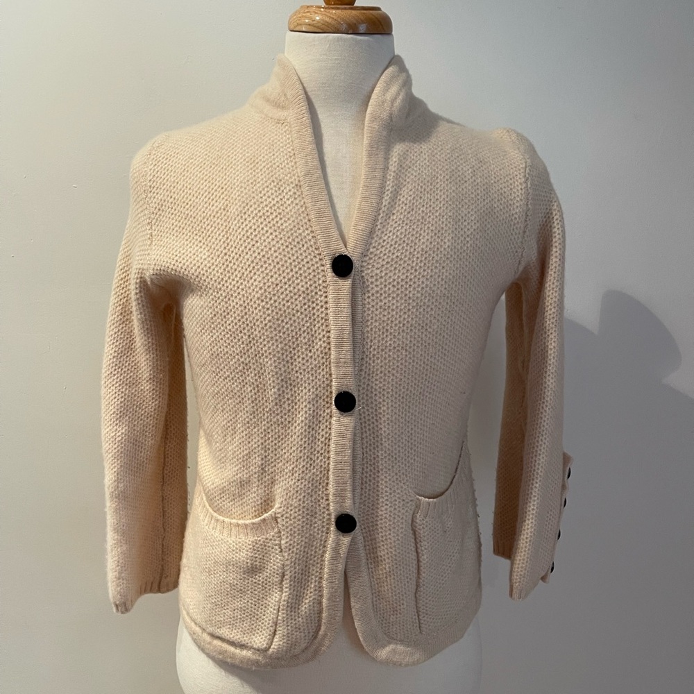 Luxury wool/cashmere cardigan